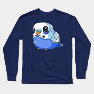 Blue Budgie Long Sleeve T-Shirt